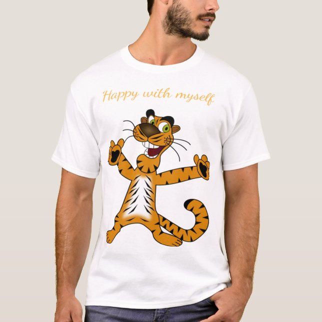 Camiseta Feliz comigo mesmo (Frente)