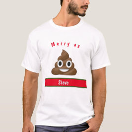 Camiseta Feliz como Feriado de Poop com Nome