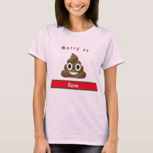 Camiseta Feliz como Feriado de Poop com Nome