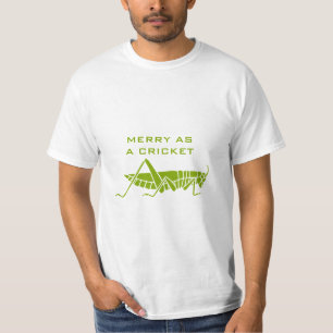 Camiseta Feliz como T-Shirt de críquete