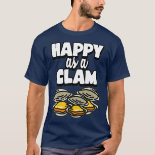 Camiseta Feliz como um Clam