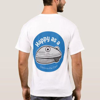 Camiseta Feliz como um t-shirt dos moluscos