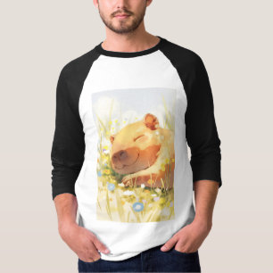 Camiseta Feliz como uma Capivara