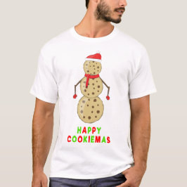 Camiseta Feliz Cookiemas - Design Inspirado no Natal