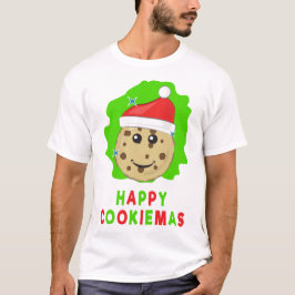 Camiseta Feliz Cookiemas - Design Inspirado no Natal