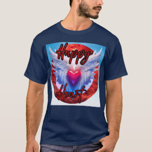 Camiseta Feliz coração