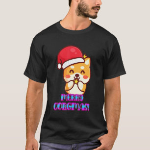 Camiseta Feliz Corgmas Corgi Cachorro Sarcástico Sassy