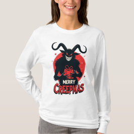 Camiseta Feliz Creepmas Krampus Feriado