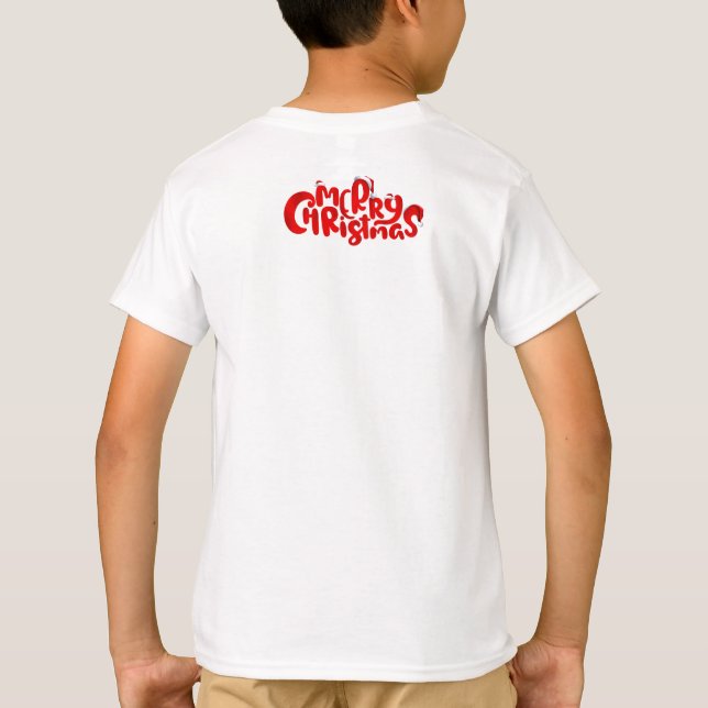 Camiseta Feliz Crismas Santa Claus T-Shirt (Verso)