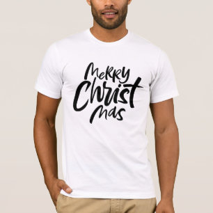 Camiseta Feliz cristã de natal religioso