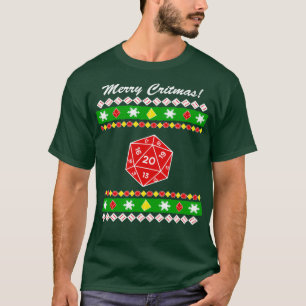 Camiseta Feliz Critmas Feia de Natal