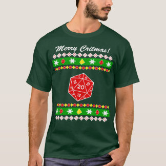 Camiseta Feliz Critmas Feia de Natal