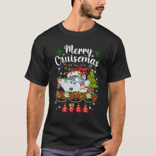 Camiseta Feliz Cruisemas 2022 Cruzeiro Chapéu do Papai Noel