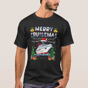Camiseta Feliz Cruisemas Família Cruise Natal 2021 Engraçad