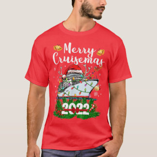 Camiseta Feliz Cruisemas Família Cruise Natal 2022 Engraçad