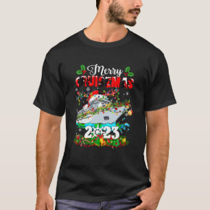 Camiseta Feliz Cruisemas Família Cruise Natal 2023 Engraçad