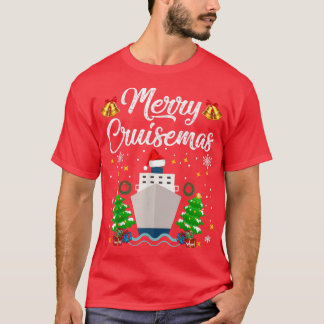 Camiseta Feliz Cruisemas Família Natal 2021 em Cruise
