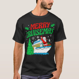 Camiseta Feliz Cruisemas Família Natal Xmas Navio Cruzeiro