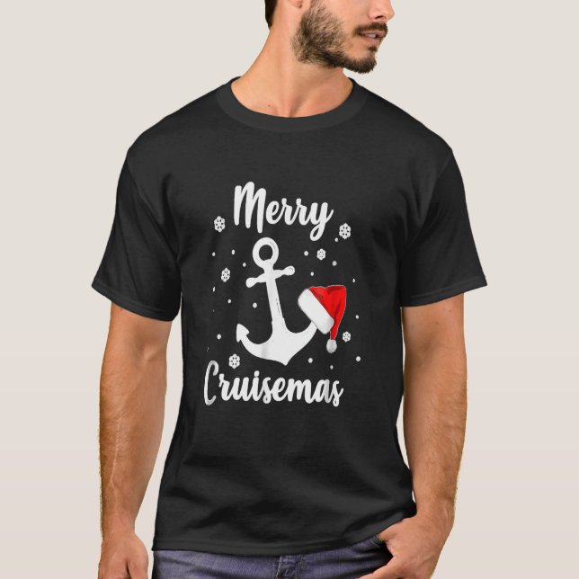 Camiseta Feliz Cruisemas Feriado de Natal (Frente)