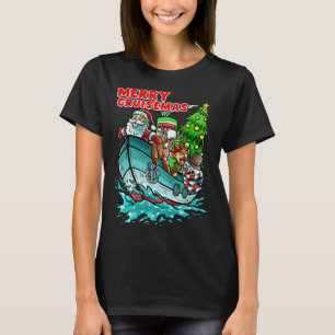 Camiseta Feliz Cruisemas Navio Cruzeiro Santa Claus Natal