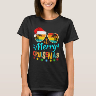 Camiseta Feliz Cruisemas Papais noeis de Natal Reindeer Cru