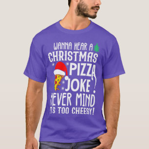Camiseta Feliz Crustmas Cheesy Pizza Piada de Natal Engraça