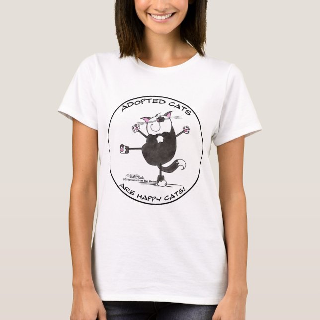 Camiseta Feliz Dance Cat (Frente)