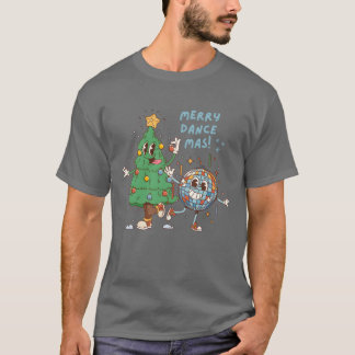 Camiseta Feliz Dancemas Engraçado amigo Christmasree
