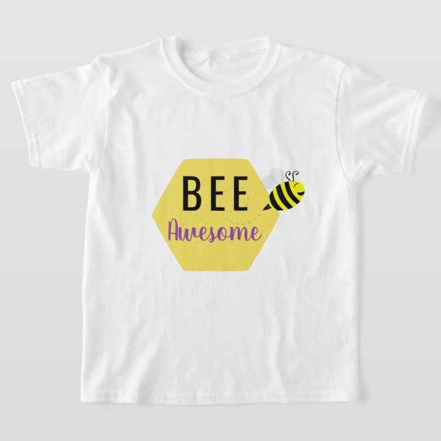 Camiseta Feliz de Abelhas "Bee Incrível" (Postura )