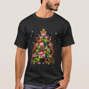 Camiseta Feliz de Árvore Red Panda Ornat