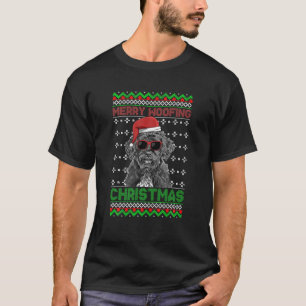 Camiseta Feliz de Cachorro Português no Natal