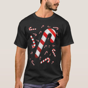 Camiseta Feliz De Candy Canavieira E Doces Vermelhos E Bran
