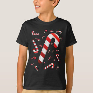 Camiseta Feliz De Candy Canavieira E Doces Vermelhos E Bran
