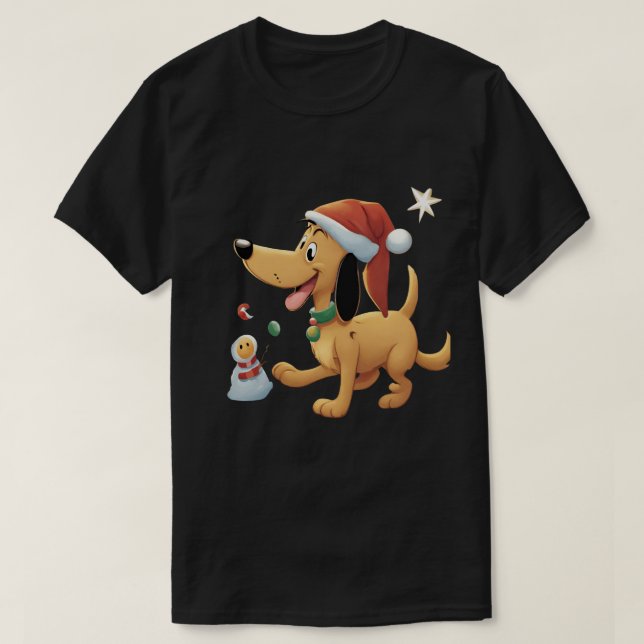 Camiseta Feliz de cereistmas feliz feriado engraçado plugue (Frente do Design)