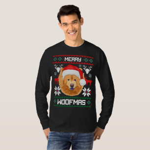 Camiseta Feliz de Chow Woofmas Natal