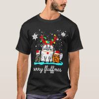 Feliz de gatos Fluffmas engraçado natal