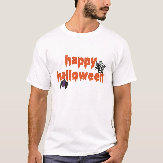 Camiseta Feliz de Halloween (Frente)