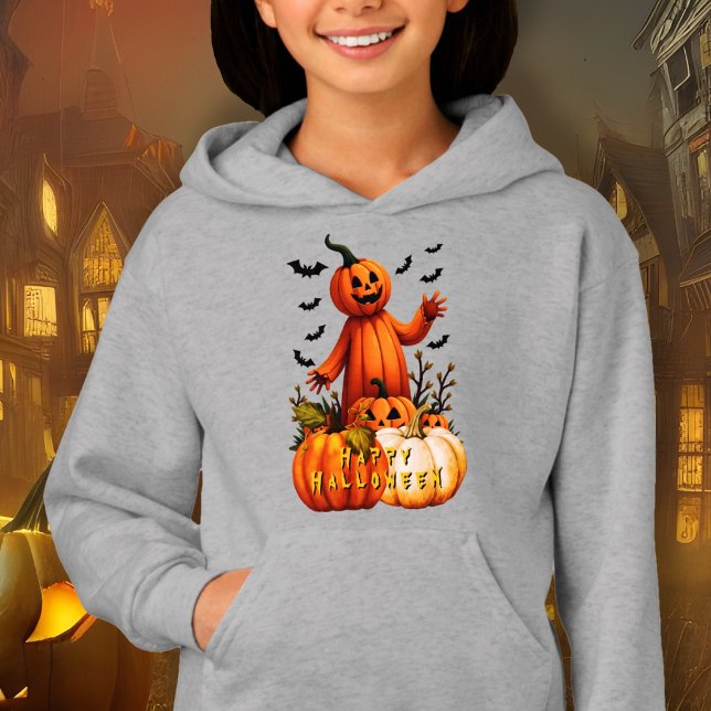 Camiseta Feliz de Halloween do Pumpkin Man (Criador carregado)