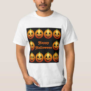 Camiseta Feliz de Halloween Pumpkins