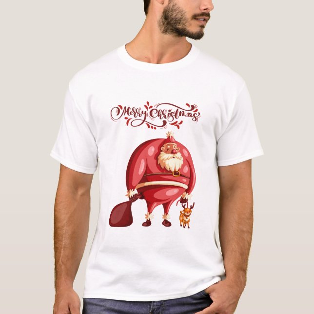 Camiseta Feliz de Natal (Frente)
