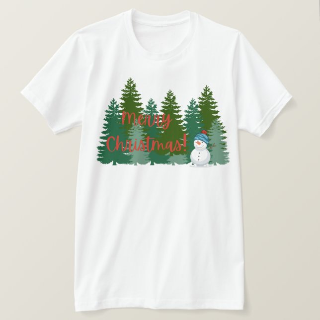 Camiseta Feliz de Natal (Frente do Design)
