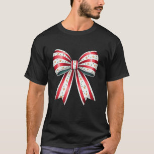 Camiseta Feliz de Natal de Arco Coquette e Víblias de Natal