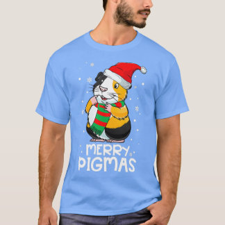 Camiseta Feliz De Natal Pigmas Engraçado Xmas Pajama Oferec