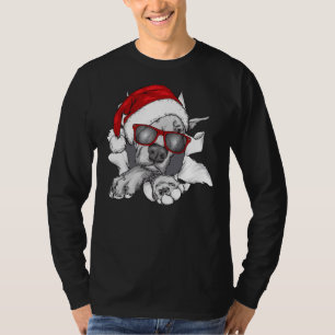 Camiseta Feliz de Natal Pit Bull Pitmas