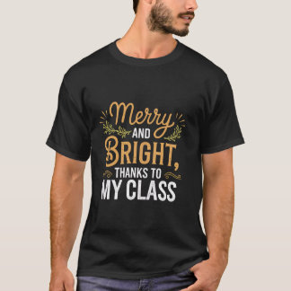 Camiseta Feliz De Professores E Obrigados Brilhantes Da Min