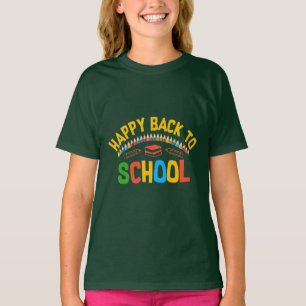 CAMISETA FELIZ DE VOLTA À ESCOLA