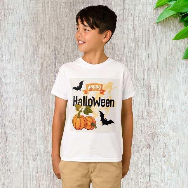 Camiseta Feliz Design de Halloween (Criador carregado)