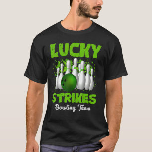 Camiseta Feliz Dia 1 de Patrick, Equipe de Boliches Greves