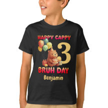 FELIZ DIA CAPPY BRUH Personalizado Capivara 3º Ani