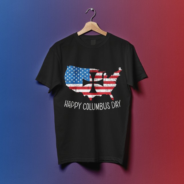 Camiseta Feliz dia Colombo (Criador carregado)